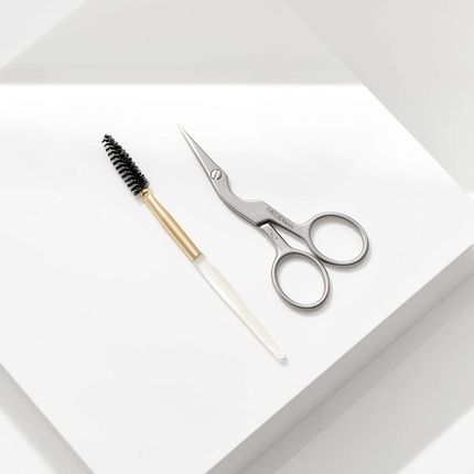 Tweezerman Brow Shaping Scissors And Brush