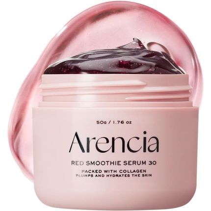 Arencia Overnight Red Smoothie Face Mask Serum Glowing & Soothing 30Ml