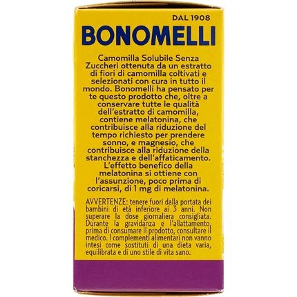 Bonomelli Camomilla Setacciata Melatonina E Magnesio Sifted Chamomile With - Image 3