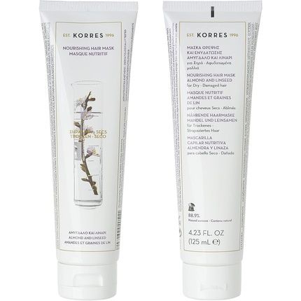 Korres Almond And Linseed Mask For Dry/Damaged Hair 125Ml