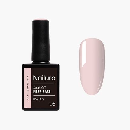 Nailura Fiber Base Soft Beige Pink 10 Ml