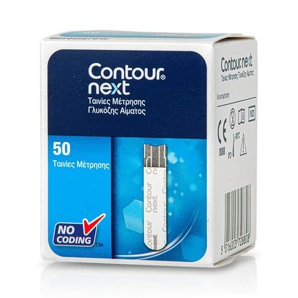 Contour Next 50 Blood Glucose Test Strips - Pack Of 50