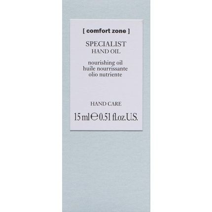 Comfort Zone Specialist Nourishing Hand Oil 15Ml Bottle For Soft Nails