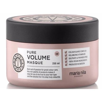 Maria Nila Pure Volume Masque 250Ml Light Mask For Fine Hair - Image 4