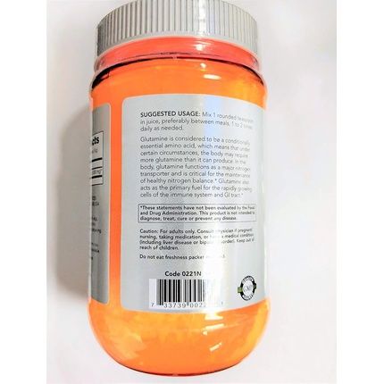 Now Foods L-Glutamine Powder 454G - Image 3