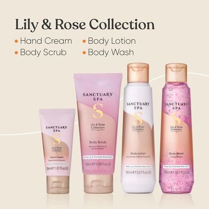 Sanctuary Spa Lily And Rose Collection Gift Set For Women - Vegan - Image 3