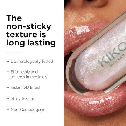 Kiko Milano 3D Hydra Lip Gloss High Shine Hydrating Plumping - Image 3