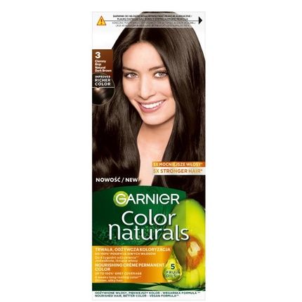 Garnier Color Naturals Hair Dye 3 Dark Brown
