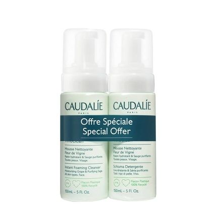 Caudalie Vinoclean Instant Foaming Cleanser Duo 2X150Ml
