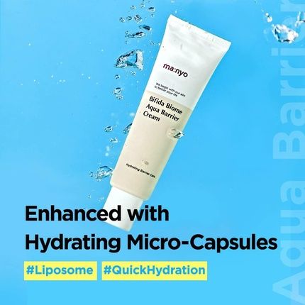 Ma:Nyo Bifida Biome Aqua Barrier Cream 80Ml Hydrating Facial Cream - Image 3