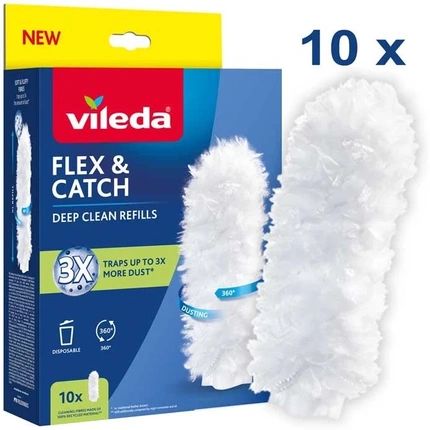 Vileda Flex & Catch Duster Replacement 10 Pieces