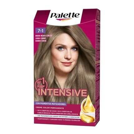 Palette Intensive Dye 7.1 Medium Ash Blonde For Women