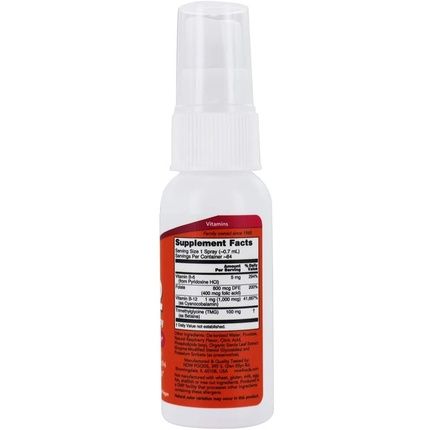 Now Foods B-12 Spray 1000Mcg 60Ml