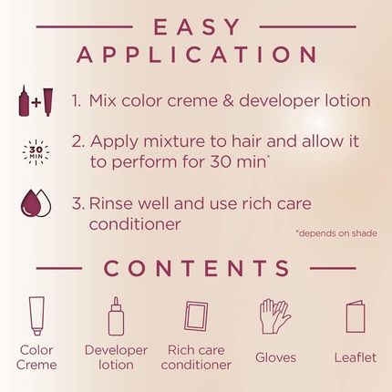 Schwarzkopf Palette Intensive Hair Colour Cream With Liquid Keratin 3-65 Dark - Image 3