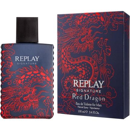 Replay Signature Red Dragon For Men Eau De Toilette 50Ml