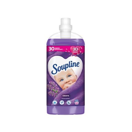Soupline Concentrated Fabric Softener Lavender 1320 Milliliters 60 Washes