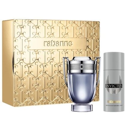 Paco Rabanne Invictus Eau De Toilette 100 Ml Deodorant Spray 150 Ml