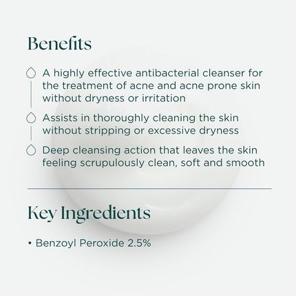 Marini Skinsolutions Benzoyl Peroxide Acne Treatment Wash 25 Potent