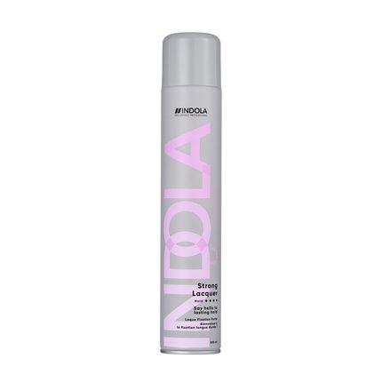 Indola Strong Lacquer Hairspray 200 Ml - Strong Hold Hairspray For Long-Lasting Style