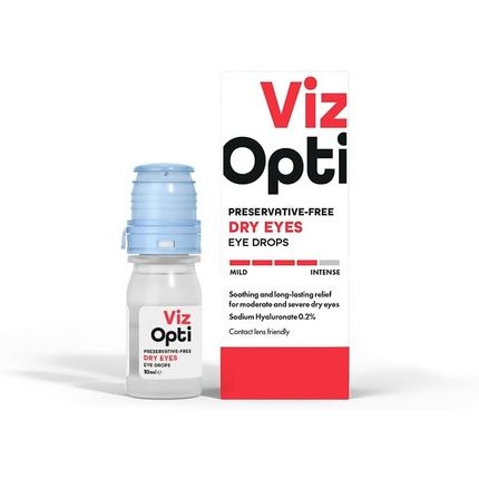 Dry Eye Drops Preservative-Free 10Ml With Sodium Hyaluronate