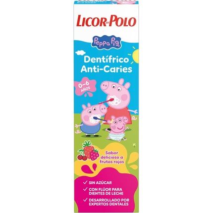 Licor Del Polo Kids Peppa Pig Edition Children'S Toothpaste Fruit Flavor