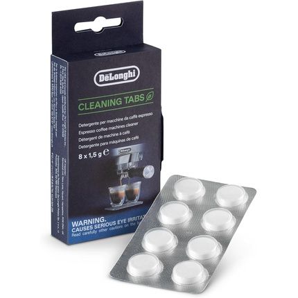 De'Longhi Cleaning Tabs For Portafilter Machines Dlsc552 - Pack Of 8