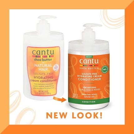 Cantu Hydrating Cream Conditioner Salon Size 709G - Sulfate-Free - Image 3