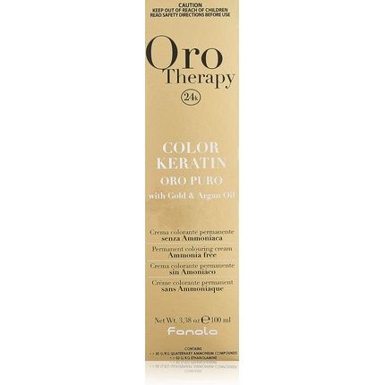 Fanola Oro Therapy Ammonia-Free Hair Dye, 5.0 Light Chestnut 100Ml