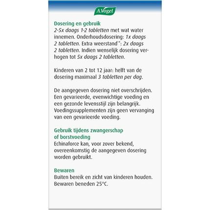 A Vogel Echinaforce 350 Tablets - Image 3