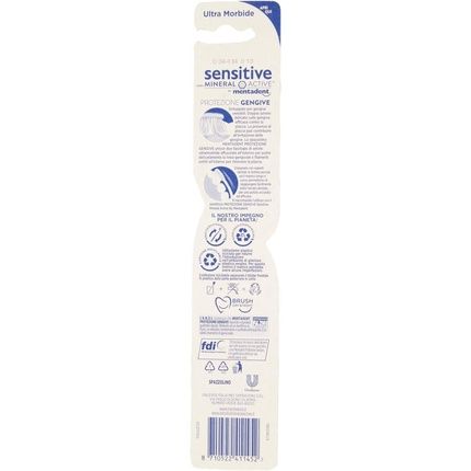 Mentadent Sensitive Mineral Active Genive Protection Toothbrush - Ultra Gentle Toothbrush For Sensitive Gums - Image 3