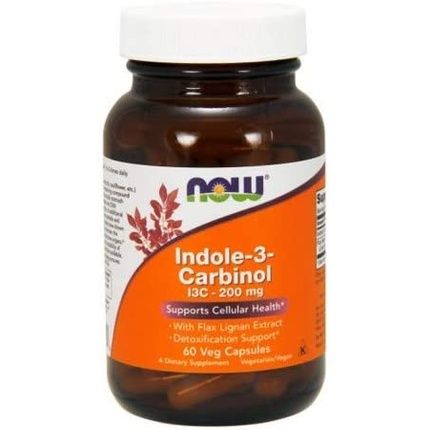 Now Foods Indole-3-Carbinol I3C, 200Mg / 60 Vcaps Multi-Pack