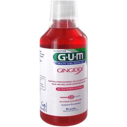 Gum Gingidex Mouthwash Anti-Plaque Treatment 300Ml