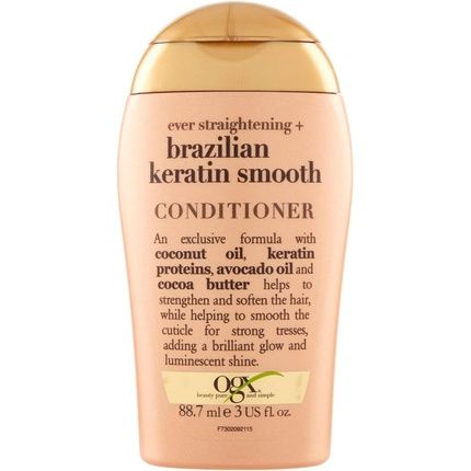 Ogx Ever Straightening Brazilian Keratin Smooth Travel Size Conditioner 88.7Ml