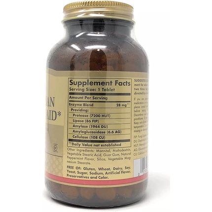 Solgar Vegan Digestive Enzymes Tablets 250 Count