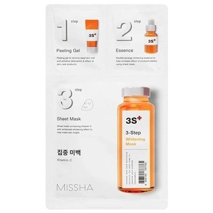 Missha 3Step Whitening Mask With Vitamin C