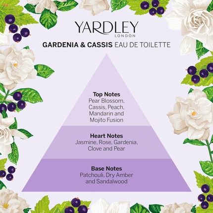 Yardley London Gardenia & Cassis Edt 125Ml Perfume For Women - Image 3