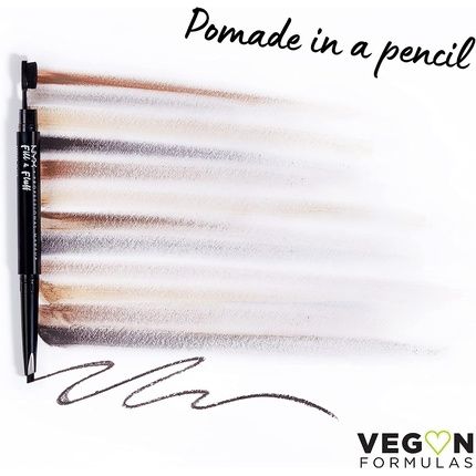 Nyx Professional Makeup Fill & Fluff Eyebrow Pomade Pencil Chocolate