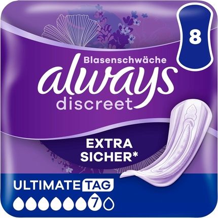 Always Discreet Ultimate Day Incontinence Pads For Women