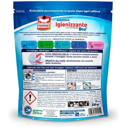 Bonhomme Blanc Idrocaps Cleanser Hypoallergenic 10 Capsules 200G