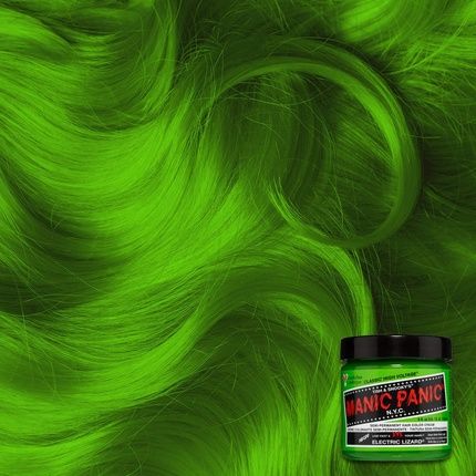Manic Panic Electric Lizard Classic Creme Vegan Cruelty Free Green Semi Permanent Hair Dye 118Ml