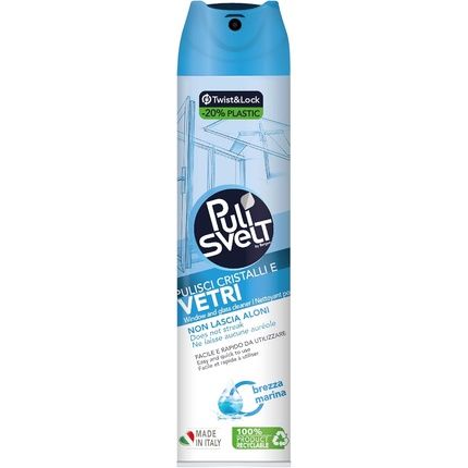 Pulisvelt Glass And Crystal Cleaner Spray Zero Streaks Fragrance
