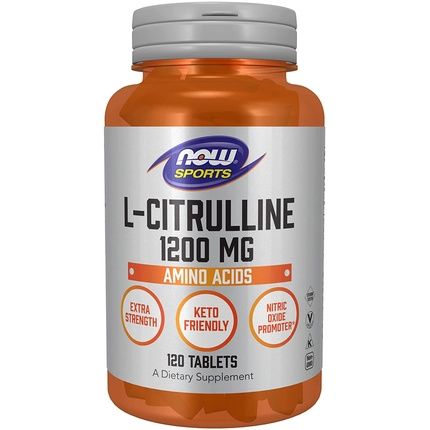 Now Sports Nutrition L-Citrulline Extra Strength 1200Mg Amino Acid 120 Tablets