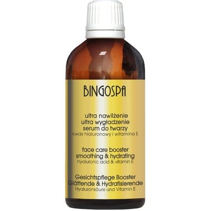 Bingo Spa Ultra Hydration, Ultra Smoothing Face Serum With Hyaluronic Acid And Vitamin E 100Ml
