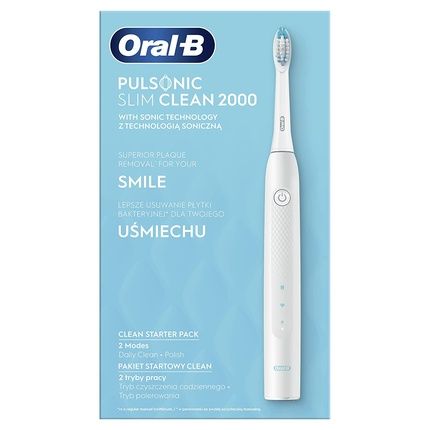 Oral-B Pulsonic Slim Clean 2000 Rechargeable Sonic Toothbrush White - Image 3
