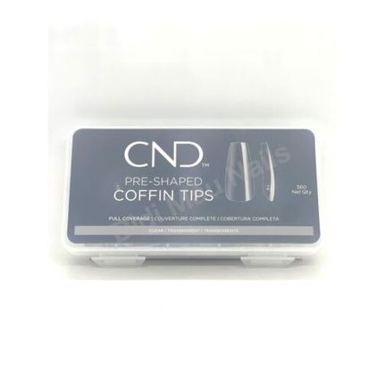 Cnd Preformed Coffin Tips 360Ct