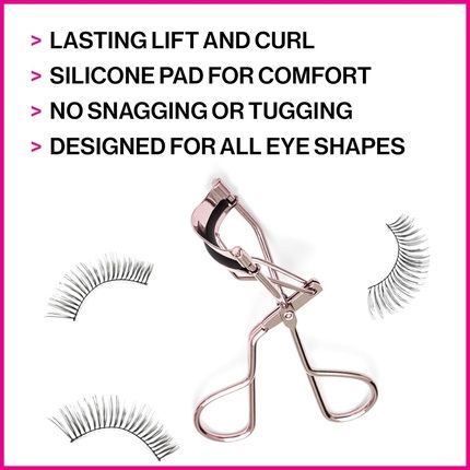 Wet N Wild High On Lash Eyelash Curler For Lasting Curl With Bouncy Silicone Pad - No Tugging - Image 3