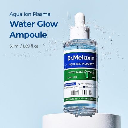 Aqua Ion Plasma Water Glow Ampoule Hydrating Face Moisturizer For Dry Skin