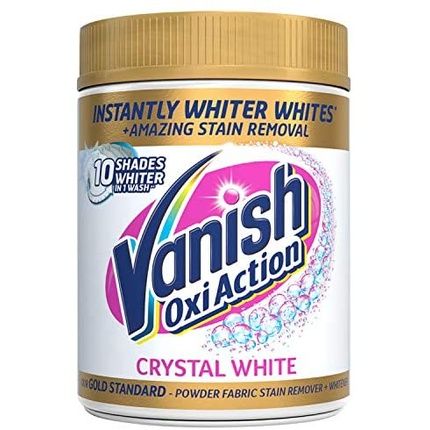 Vanish Fabric Stain Remover Gold Oxi Action Powder Crystal Whites 470 G
