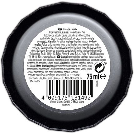 Bufalo Protexol Horse Fat, Colourless, 75Ml