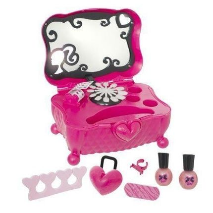 Barbie & Me Glamtastic Color Change Nail Bar 1680585 New